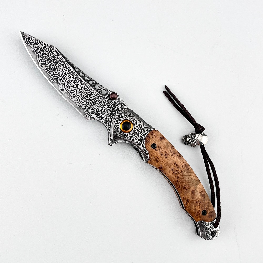 고경도 다마스커스 패턴 접이식 나이프 빈티지 장식용 수 - Vintage Collectible Pocket Knives 리뷰 및 가격