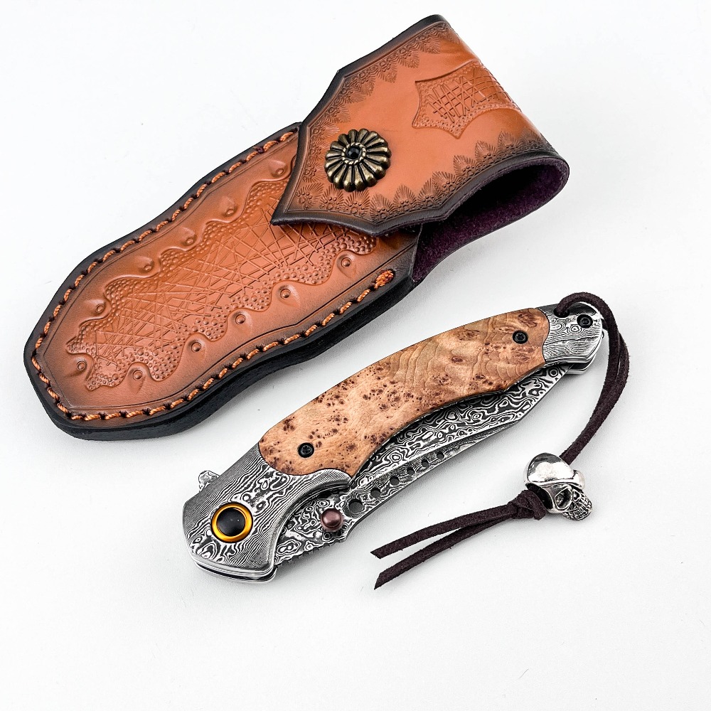 고경도 다마스커스 패턴 접이식 나이프 빈티지 장식용 수 - Vintage Collectible Pocket Knives 리뷰 및 가격